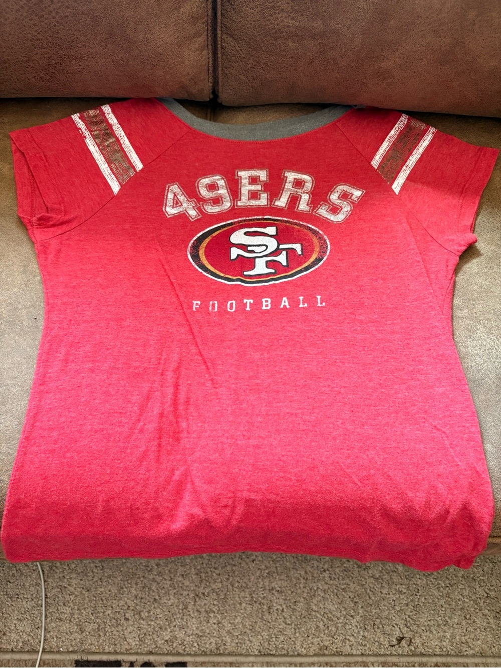 Team Apparel Kids' Red San Francisco 49ers Short Sleeve Tee